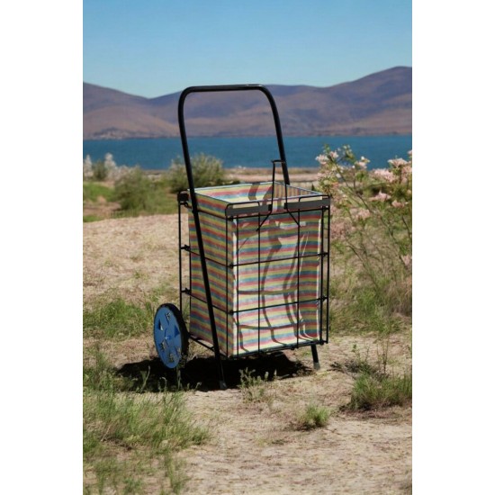 Kafesli Tel Pazar Arabası