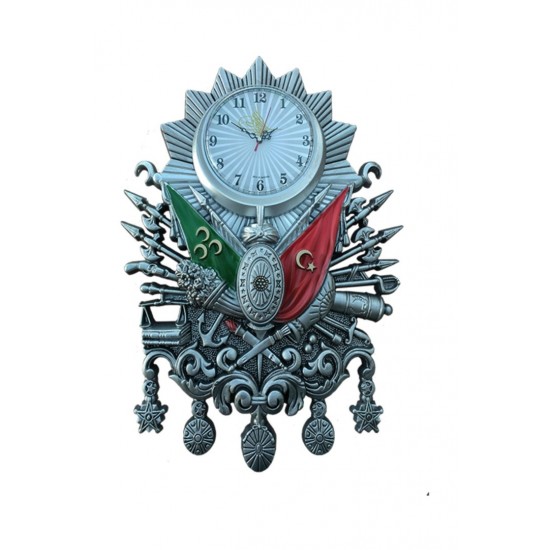 Plastik Osmanlı Tuğralı Saat