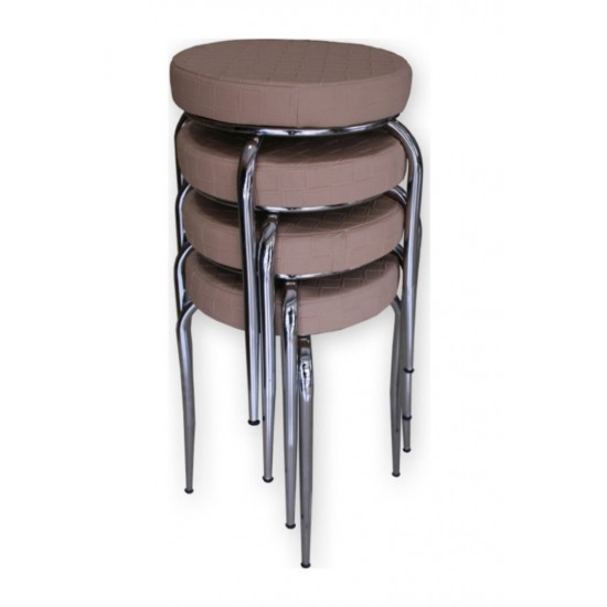 Ahtapot Tabure Boyalı Ayak