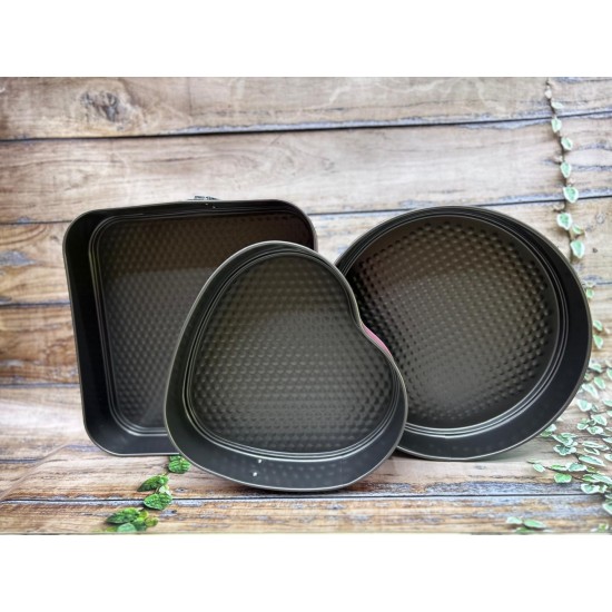 3 LüKelepçeli Kek Kalıbı