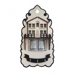 Ahşap Dik Ayetli Anahtarlık