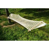 Beyaz El Örgüsü Pamuk Hamak